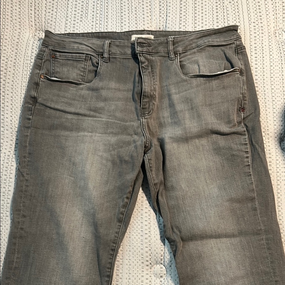 Warp + Weft Gray Straight Jeans Classic Fit
